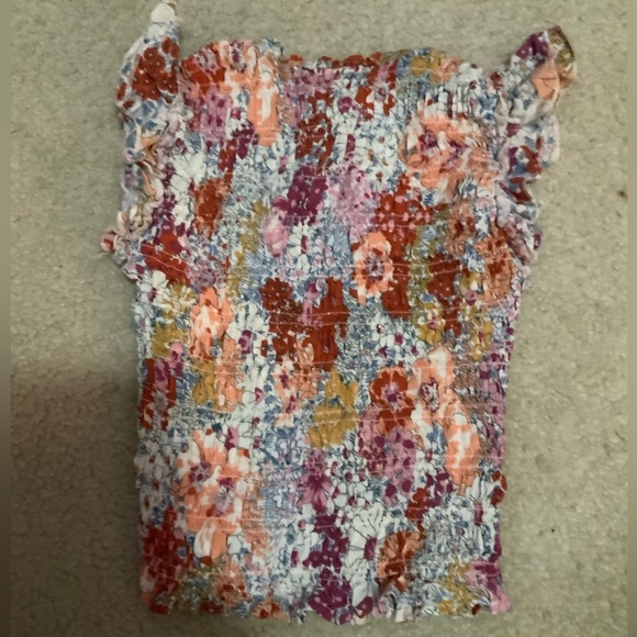 scrunch floral top - Picture 2 of 2